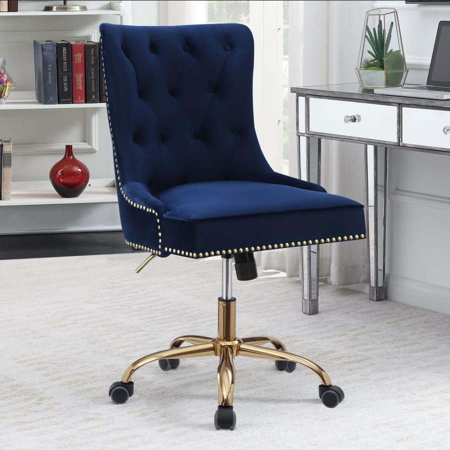 Brass discount office chair