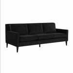 Luna Onyx Black Sofa