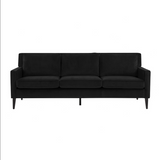 Luna Onyx Black Sofa