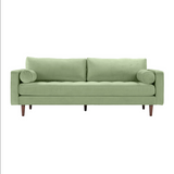 Cave Sage Green Velvet Sofa