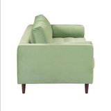 Cave Sage Green Velvet Sofa