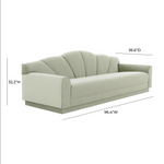 Bianca Moss Green Velvet Sofa