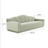 Bianca Moss Green Velvet Sofa