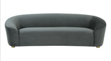Serenity Grey Velvet Sofa