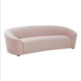 Serenity Blush Velvet Sofa