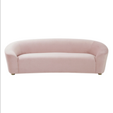 Serenity Blush Velvet Sofa