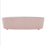 Serenity Blush Velvet Sofa