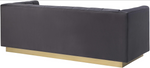 Roma Grey Velvet Sofa