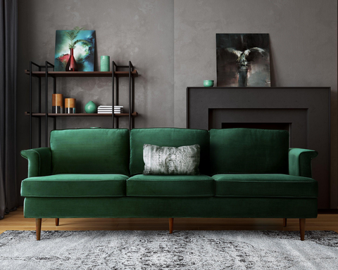 Porter Forest Green Sofa