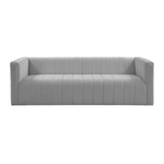 Norah Grey Velvet Sofa