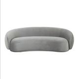 Kendall Light Grey Velvet Sofa