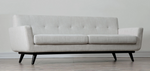 James Beige Linen Sofa