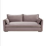 Freya Mauve Velvet Sofa