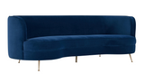 Flare Navy Velvet Sofa