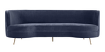 Flare Dark Grey Velvet Sofa