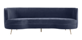 Flare Dark Grey Velvet Sofa