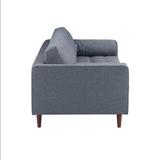 Cave Navy Tweed Loveseat