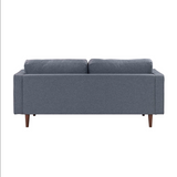Cave Navy Tweed Loveseat