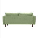 Cave Sage Green Velvet Loveseat