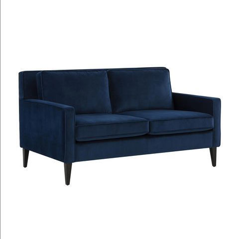 Luna Sapphire Blue Loveseat