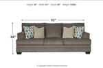 Dorsten Slate Sofa