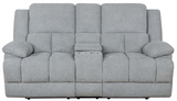 Waterbury Pillow Top Arm Power Living Room Set Grey