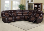 Martin21 Brown Reclining Sectional