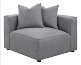 Jennifer 6-piece Tight Seat Modular Sectional Grey