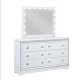 Eleanor Upholstered Tufted Bedroom Set White