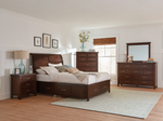 Barstow Storage Bedroom Set Pinot Noir