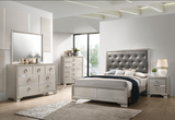 Salford Bedroom Set Metallic Sterling