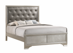 Salford Bedroom Set Metallic Sterling