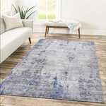 Marfi Silver Blue Rug Size 5'3'' x 7'6"