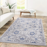 Marfi Blue Silver Rug Size 6'7''x 9'