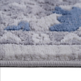 Marfi Blue Silver Rug Size 6'7''x 9'