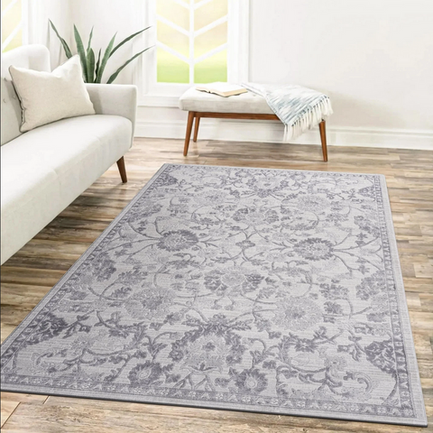 Marfi Grey Silver Rug Size 5'3'' x 7'6"