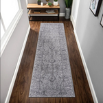 Marfi Ivory Grey Runner Rug 2'2'' x 8'