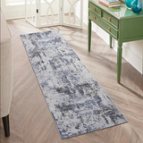 Payas Grey Denim Rug Size 2'2'' x 8'