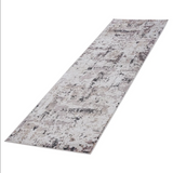 Payas Cream Brown Runner Rug Size 2'2'' x 8'