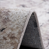 Payas Cream Brown Runner Rug Size 2'2'' x 8'