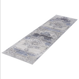 Payas Cream Blue Runner Rug Size 2'2'' x 8'