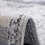 Payas Cream Blue Runner Rug Size 2'2'' x 8'