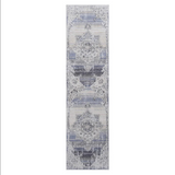 Payas Cream Blue Runner Rug Size 2'2'' x 8'