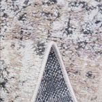 Payas Cream Anthracite Rug Size 2'2'' x 8'