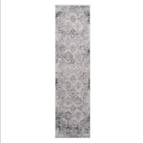 Payas Cream Anthracite Rug Size 2'2'' x 8'