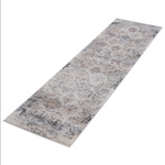 Payas Cream Anthracite Rug Size 2'2'' x 8'