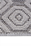 Guros Stylish and Stain Resistant Rug Grey/White Size 2'2'' x 8'
