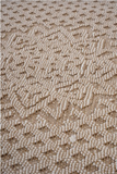 Guros Stylish and Stain Resistant Rug Beige 2'2'' x 8'