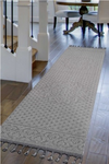 Guros Stylish and Stain Rug White/Ivory 2'2'' x 8'