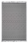 Guros Stylish and Stain Resistant Grey/White 4' x 6'2''